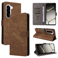 Étui portefeuille rétro en cuir avec protection RFID et fentes pour cartes, pour Oneplus Nord CE6 Lite/Oneplus Turbo 6X/OPPO Realme P4X 5G