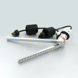 Luz LED de señal de giro delantera, doble color, ámbar, Blanco, flujo secuencial, tiras DRL para Alphard /Vellfire 30 series - Product Image 6