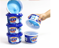 Détergent à vaisselle solide jetable écologique VEVE, prix d'usine, pâte et crème avec parfum de citron et nettoyage en profondeur