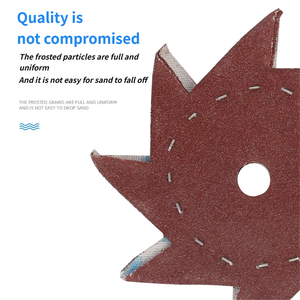 Disco Abrasivo Octagonal de Alta Resistencia al Desgaste, 10 mm de Diámetro, Personalizable OEM, Granos 80, 120, 180, 240, 320 para Pisos de <span class=keywords><strong>Piedra</strong></span> - Product Image 1