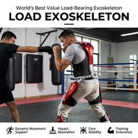 Exosquelette d'entraînement tactique : Soutien de la stabilité centrale, absorption des chocs, assistance des jambes, mouvement dynamique, équipement de boxe pour une mobilité améliorée