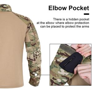 T-shirts tactiques Sinairsoft Gen2 pour hommes, chemise de combat camouflage à manches longues, vêtements de chasse, uniforme, t-shirt camouflage - Product Image 5