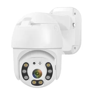 iCsee POE 3MP 5MP 8MP户外知识产权摄像机自动人体跟踪双向音频彩色夜视闭路电视监控知识产权摄像机