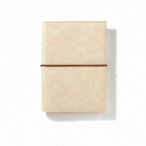 A5 Hardcover Leather Loose Leaf Binder Journal Notebook with Strap 100 Sheets Refillable Pages-<b>Gift</b> - Product Image 3