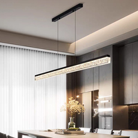 Lustre suspendu moderne en aluminium à LED de style nordique haut de gamme pour la décoration intérieure, salon, cuisine, îlot de cuisine, salle à manger