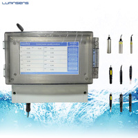 Analyseur d'eau en ligne 6 en 1 LMS-OA200T, capteurs d'oxygène dissous/TSS/COD/TDS/ORP/pH et compteur TDS multiparamètres, aquaculture