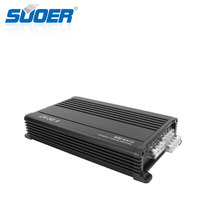 Amplificateur de voiture miniature 4 canaux classe AB pleine fréquence CK-50.4 avec filtres de croisement 4x50W/4 RMS >103dB SNR