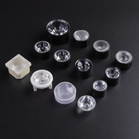 Réflecteurs optiques de conception moderne de 20 mm, lentille collimateur LED en PMMA pour caches d'éclairage intérieur