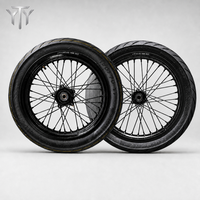 Kit Supermoto Électrique Haute Performance 17 Pouces pour Sur-Ron Light Bee 2ème Génération 2026, Moyeux en Aluminium CNC, Compatibilité 100/80-17 130/70-17
