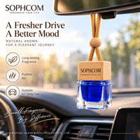 Nouveau Diffuseur de Parfum Suspendu en Verre de Luxe Miniature de Marque, Parfum Pêche Nectar, pour Voiture, Guangzhou