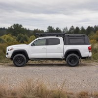 Auvent de camion en aluminium robuste avec fenêtres à persiennes ventilées, rails de toit à fente en T et serrure à clé pour RAM 1500 OEM ODM