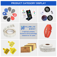 Support de signalisation NFC RFID en acrylique personnalisé avec puce encodée pour avis Google, idéal pour la réputation des restaurants et des commerces (vente en gros)