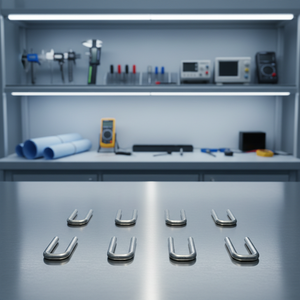 <span class=keywords><strong>Clip</strong></span> di Fissaggio a Molla a U in Ottone Resistente Personalizzata per Uso Industriale 15mm ID/30mm OD/10mm Lunghezza Estesa - Product Image 3