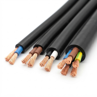 Câbles électriques multiconducteurs flexibles en cuivre toronné, isolés en PVC, 3 conducteurs, 1,5 mm, 2,5 mm, 4 mm, 6 mm, câble RVV