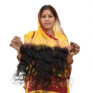 Wholesale 100% <b>Cheap</b> Vendor Virgin Remy Cuticle Aligned Black 13*6 Frontal Wavy Bundles Indian Human Hair <b>Extensions</b> - Product Image 1