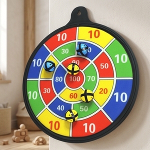 Preschool <b>Dart</b> Toy Indoor Kids <b>Dart</b> Game OEM Eco-friendly Safety Plastic Textile Magnet - Product Image 1