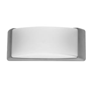 Applique da esterno grigia IP65, E27, in policarbonato, 12,9x32x13 cm - ideale per illuminare spazi esterni con resistenza all'acqua. - Product Image 1