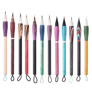 <strong>Chinese</strong> <strong>Brush</strong> Calligraphy Round Point Tip <strong>Chinese</strong> <strong>Brush</strong> Painting Bamboo and Weasel Artist Paint <strong>Brush</strong> - Product Image 1