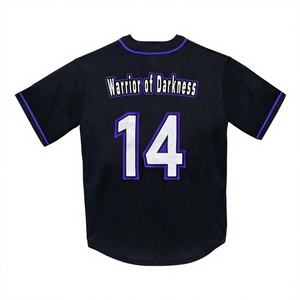 Jersey de Béisbol y Sóftbol de Poliéster Transpirable, Ligero y de Secado Rápido, Cuello en V, 100% Personalizable con Impresión, Pakistán - Product Image 1