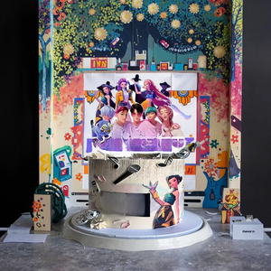 Paket Perlengkapan Pesta Bertema Kpop Demon Hunters Squad, Termasuk Balon Lateks, Hiasan Kue, Spanduk Selamat Ulang Tahun, dan Hadiah - Product Image 2