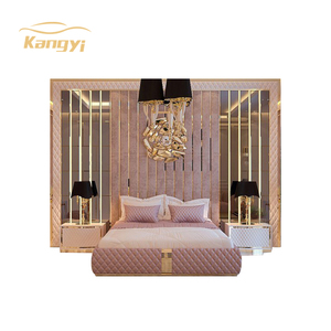 Wood king Size Bed Wholesale <strong>Set</strong> Design Headboard Modern <strong>Bedroom</strong> Furniture <strong>Sets</strong> - Product Image 4