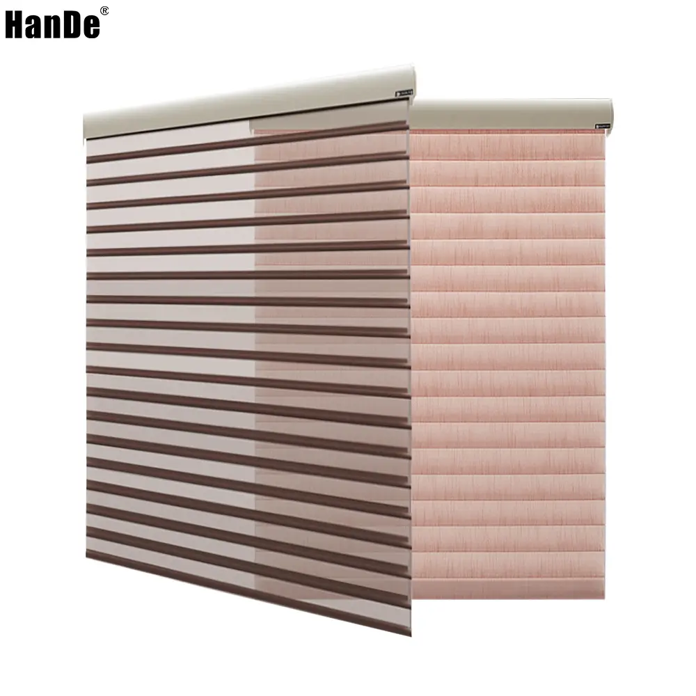 China window blind curtains solar screen blackout shutter roller blinds motorized automatic shangri-la blinds