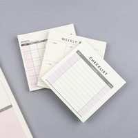 Cadeau promotionnel bloc-notes de bureau en papier adhésif de marque personnalisée impression poste promotionnelle avec Logo pour le travail Notes autocollantes bloc-notes