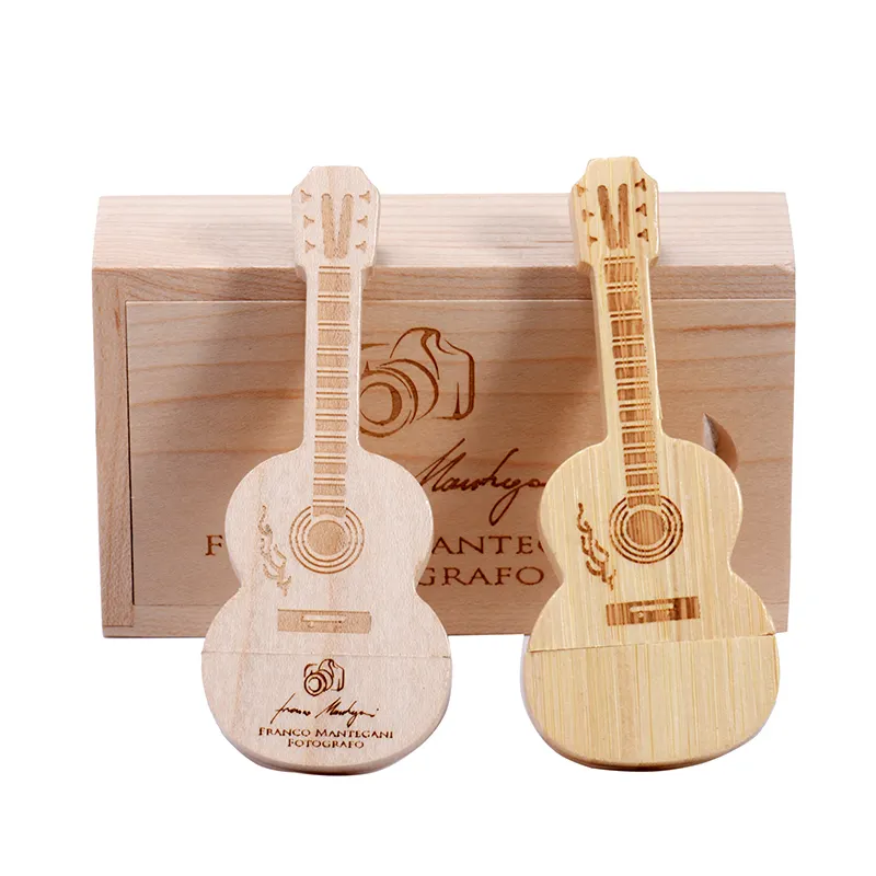 Werbe Holz gitarre USB Memory Stick 2GB 4GB 128GB USB-Stick 8GB Flash-Laufwerk Musik Geschenk Pen drive