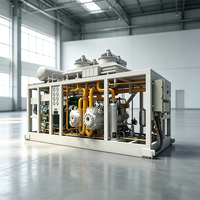 Compresor Reciprocante de Amoníaco Refrigerado por Aire Sin Aceite de Alta Calidad, Diseño Ecológico, Compresión Multietapa para Gas Natural