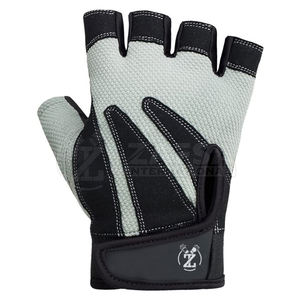 Half-Finger Leather Sport Gym Gloves Custom Workout <b>Hand</b> Weight Lifting Wholesale Price Weight Lifting Gloves - Product Image 2