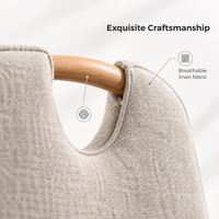 Chaise en tissu à structure nordique pour projets hôteliers et de restauration B2B – Design simple, ergonomique, assise souple, vente en gros