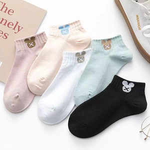 Women's Ankle Socks Cotton Sweat-Absorbent Cute Cartoon Design Spring Summer Casual Boat Socks For Girls - Product Image 2