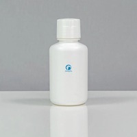 Bouteille d'emballage liquide en PEHD grande capacité 350cc 500cc 600cc 1000cc, conteneur rond en plastique avec bouchon à vis et couvercle extérieur