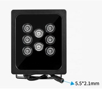 Illuminateur IR 850nm laser LED infrarouge illuminateur étanche IP66 12V Vision nocturne caméra CCTV 30-100m