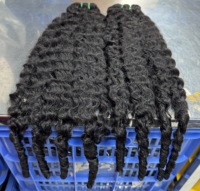 Extensions de cheveux ondulés 100% naturels non traités du Cambodge, mèches de cheveux humains couleur noir naturel 1B, produits capillaires de haute qualité