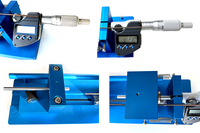 UNIVO UBDD-001 Calibrateur de capteur de déplacement électronique de qualité industrielle, résolution 0,001 mm, précision 0,003 mm, métal