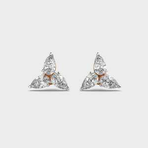Meilleur élégant coupe Solitaire or massif Moissanite diamant fiançailles mariage charme boucle d'oreille moulinet poire Moissanite boucles d'oreilles - Product Image 1