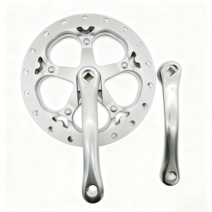 Pédalier de vélo électrique universel à vitesse unique en alliage d'aluminium 52T, <span class=keywords><strong>carré</strong></span> conique, 170 mm, double protection - Product Image 3