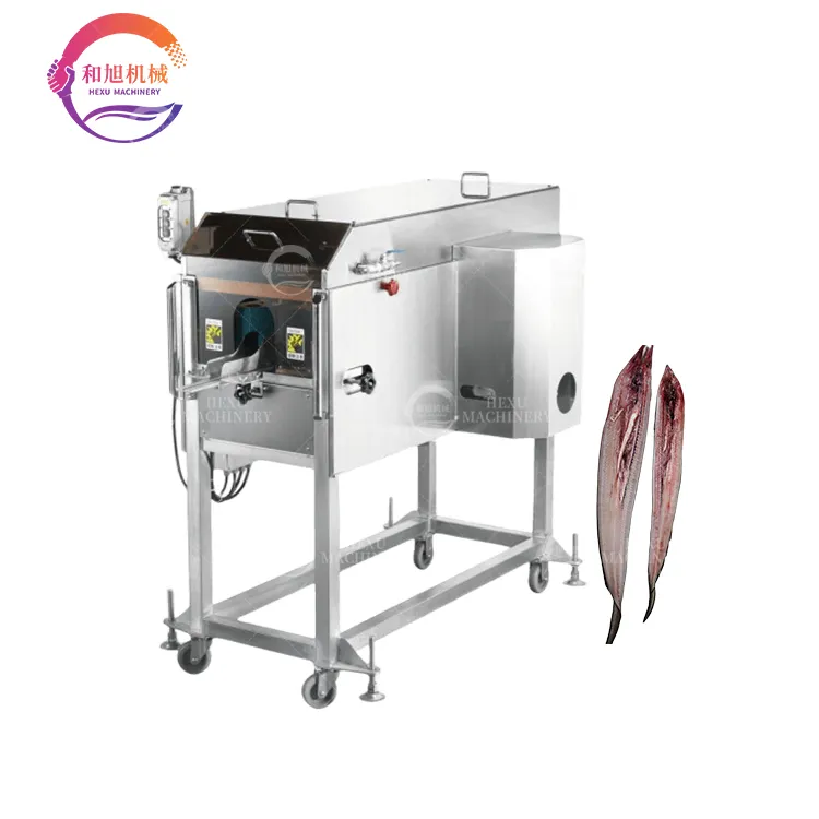Commercial Fish Belly Splitting Cutting Machine Electric Fish Killing Back Opening Machine