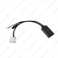 Module sans fil pour voiture, câble audio auxiliaire, adaptateur musical avec micro pour téléphone, pour Toyota 4Runner Camry Rav4, câble AUX