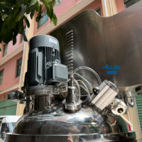 Équipement de production cosmétique, agitateur en acier inoxydable, machine à fabriquer du dentifrice, distributeur haute vitesse, réservoir sous vide, capacité 300L