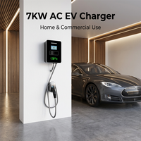 Carregador AC para Veículos Elétricos 7KW: Software e Hardware com P&D Independente, Capacidade Mensal de 30.000+ Unidades, IP54 para Uso Externo - Fornecedor Personalizável