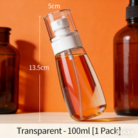 Petites bouteilles de lotion vides avec pompe pour le voyage, 50, 60, 100 ml, PET rose, bleu foncé, contenants d'emballage cosmétique
