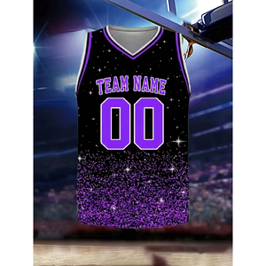 Camiseta de Baloncesto Personalizada para Fanáticos, con Nombre y Número, Ropa Deportiva para el Día del Partido, para Adultos y Jóvenes - Product Image 1