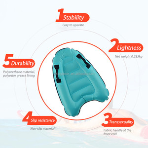 Planche de surf <span class=keywords><strong>gonflable</strong></span> de forme estivale pour l'extérieur, 80*60cm, bouée, planche à pied, planche de surf pour enfants, planche de surf pour la mer, matelas flottant pour piscine - Product Image 3