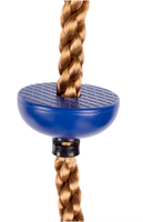 Balançoire d'escalade extérieure en nylon pour enfants avec plates-formes en plastique et échelle de corde pour rampes et échelles pour enfants