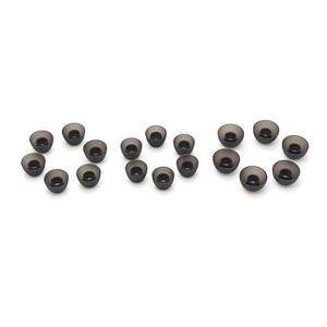 Tws <b>Bluetooth</b> Earphone Caps Semi Transparent Black Silicone Large Medium Small Earphone Covers - Product Image 3