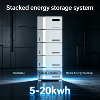 No se sabe cuánta capacidad de almacenamiento de energía es adecuada, se puede elegir la batería apilable que se puede ampliar de 5 kWh a 20 kWh