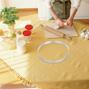 En gros, Cercle de cuisson rond perforé en acier inoxydable 304, soudé sans couture, pour gâteaux, tartes, mousses et pâtisseries - Product Image 2