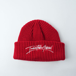 맞춤 자수 두꺼운 비니 단색 아크릴 니트 모자 맞춤 로고 따뜻한 겨울 모자 - Product Image 5